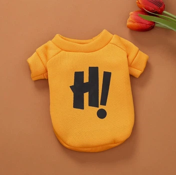 Худи на флисе для собаки H! 11242 L оранжевое 4569855