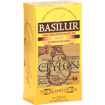 Чай Basilur Золотой (Остров Цейлон) черн. 25*2г