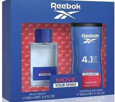 Reebok Move Your Spirit For Men - Набор (edt/100ml + sh/gel/250ml) Reebok Move Your Spirit For Men (1016543-0-2)