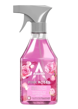 Дезінфікуючий очищувач без хлору Astonish Pink Roses 550 мл