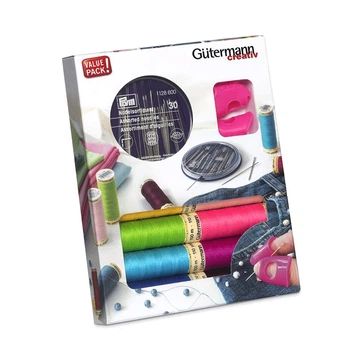 Набор швейных ниток Gutermann Sew All + 30 иголок PRYM и 2 наперстка 799751