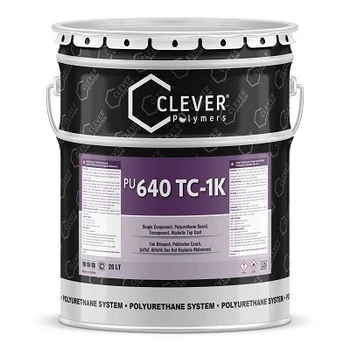 Полиуретановое финишное покрытие Clever PU 650 ТС 1К серый ведро 4 кг
