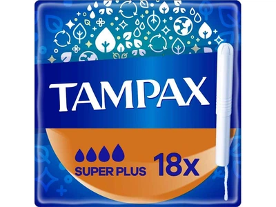 Тампони TAMPAX 18шт з аплікатором Super Plus