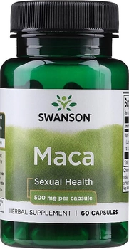 Екстракт Маки Swanson Maca 500 мг 60 капсул (0087614080116)