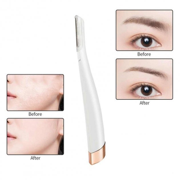 Тример-епілятор жіночий Flawless Dermaplane Glo/ White