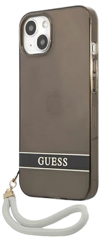 Панель Guess Translucent Stap для Apple iPhone 13 Black (3666339040604)