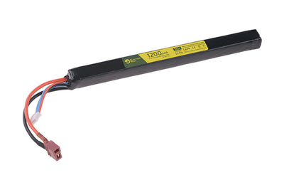 Аккумулятор LiPo 11,1V 1200mAh 2S/20C; под крышку ствольной коробки АК -T-Connect (Deans) [ElectroRiver]