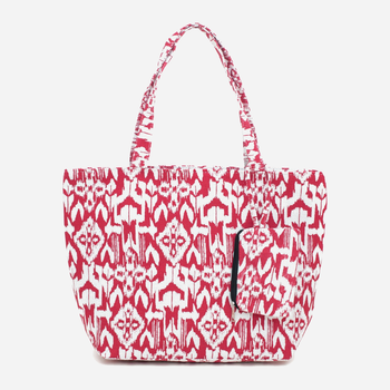 Сумка шопер жіноча Art Of Polo Tr16123 Біло-червона (5902021172337)