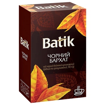 Чай Батик Черный бархат 90г черн. (30)