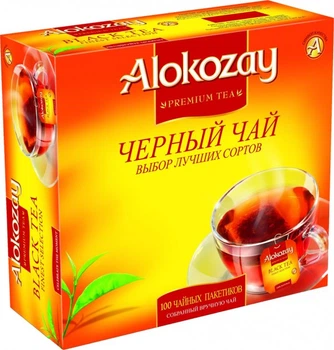 Чай Alokozay Черный пакетированный 100*2г (10)