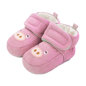 Пінетки дитячі зі свинкою Pink Рожевий 10см 10см О1625