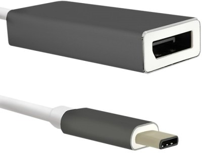 Adapter Qoltec USB-Typ C - DisplayPort 0.2 m szary (5901878504292)