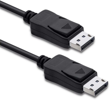 Кабель Qoltec DisplayPort v1.3 - DisplayPort v1.3 8K 1.5 m чорний (5901878504667)