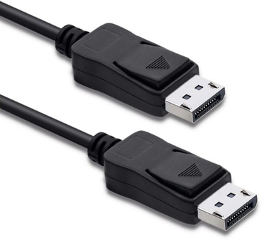 Kabel Qoltec DisplayPort v1.3 - DisplayPort v1.3 8K 2 m czarny (5901878504674)