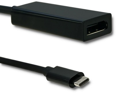 Адаптер Qoltec USB Typ-C - DisplayPort 4K чорний (5901878503776)