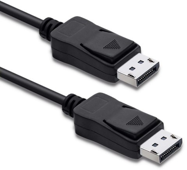 Кабель Qoltec DisplayPort v1.4 - DisplayPort v1.4 8K 1 m чорний (5901878505855)