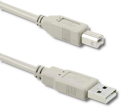 Кабель Qoltec для принтера USB Type A - USB Type B 1.8 м (5908260276256)