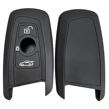 Силіконовий чохол для ключа BMW (БМВ) X3 F25 F10 F01 F20 F30 F31 F40 HF CAS4 FEM смарт 3 кнопки 130125