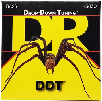 Струны для бас-гитары DR STRINGS DDT DROP DOWN TUNING BASS 5-STRING - MEDIUM (45-130)