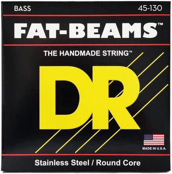 Струни для бас-гітари DR STRINGS FAT-BEAMS BASS 5-STRING - MEDIUM (45-130)