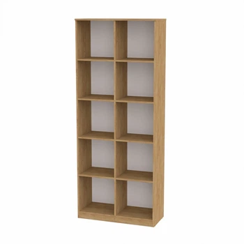 Шкаф книжный КШ 2 Компанит Дуб крафт золотой 83,6х36х205,6 см