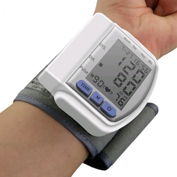 Тонометр цифровий на зап'ястя Automatic Blood Pressure CK-102S, автоматичний вимірювач тиску