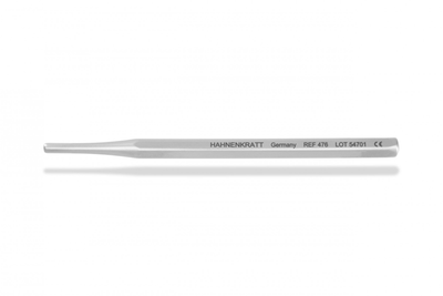 Ручка для зеркала HAHNENKRATTE, сатинированная нержавеющая сталь, шестигранная, полая.