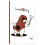 Блокнот ТМ Profiplan Love Dog A5 red 900213