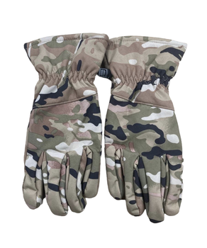 Тактические перчатки зимние SoftShell, Emerson, Multicam, XL