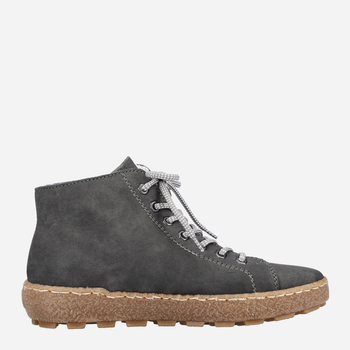 Жіночі зимові черевики Rieker N1020-45 36 23.7 см Сірі (4060596817594)