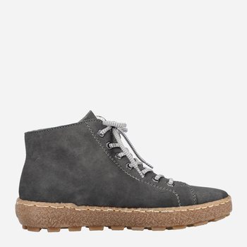 Жіночі зимові черевики Rieker N1020-45 37 24.2 см Сірі (4060596817600)