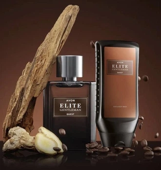 Чоловічий парфумерно-косметичний набір Avon Elite Gentleman Quest