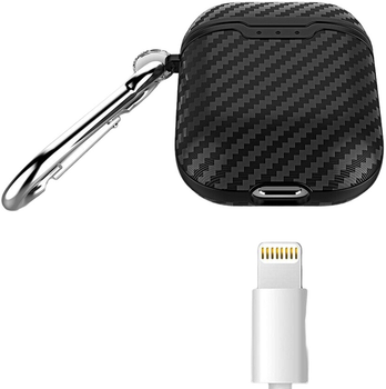 Etui Beline Carbon Cover do AirPods 1 / 2 Czarny (5905359811046)