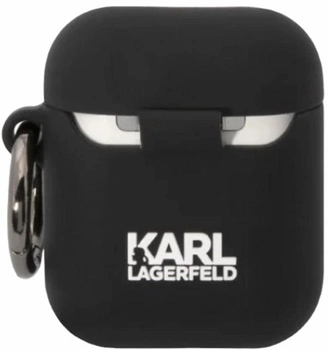 Чохол CG Mobile Karl Lagerfeld Silicone Choupette Head 3D для AirPods 1 / 2 Black (3666339087890)