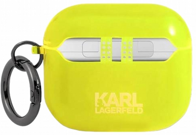 Etui CG Mobile Karl Lagerfeld Choupette do AirPods 3 Żółty (3666339009243)