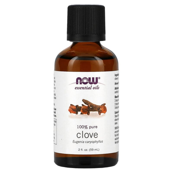Эфирное масло гвоздики NOW Foods Essential Oils "Clove" 100% чистое гвоздичное масло (59 мл)
