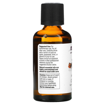 Эфирное масло гвоздики NOW Foods Essential Oils "Clove" 100% чистое гвоздичное масло (59 мл)
