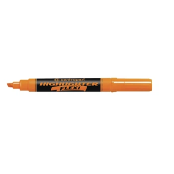 Маркер Centropen Fax Flexi 1-5 мм оранжевый (8542/06)