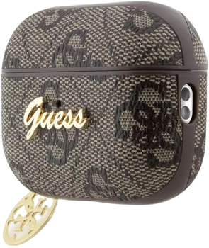 Чохол CG Mobile Guess 4G Charm Collection GUAP2G4GSMW для AirPods Pro 2 Brown (3666339102463)