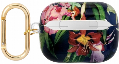 Etui CG Mobile Guess Flower Strap Collection GUAPHHFLB do AirPods Pro Niebieski (3666339047283)