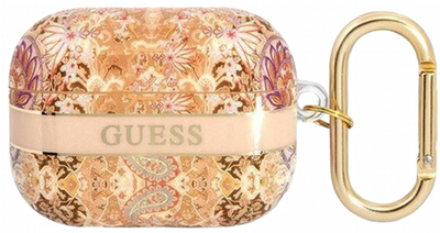 Чохол CG Mobile Guess Paisley Strap Collection GUAPHHFLD для AirPods Pro Gold (3666339047320)