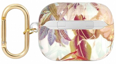 Etui CG Mobile Guess Flower Strap Collection GUAPHHFLU do AirPods Pro Fioletowy (3666339047344)