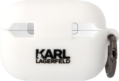 Чохол CG Mobile Karl Lagerfeld Silicone Choupette Head 3D KLAP2RUNCHH для Apple AirPods Pro 2 White (3666339099275)