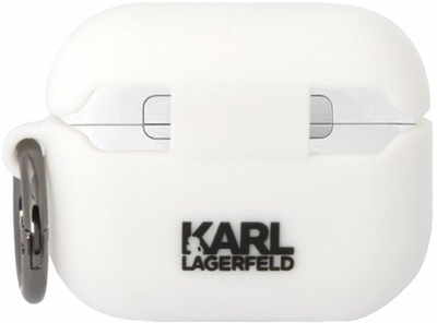 Чохол CG Mobile Karl Lagerfeld Silicone Choupette Head 3D KLAPRUNCHH для AirPods Pro White (3666339087937)