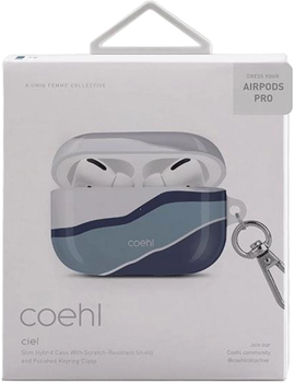 Etui Uniq Coehl Ciel do AirPods Pro Niebieski (8886463675434)