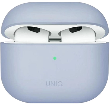 Чохол Uniq Lino для AirPods 3 Silicone Blue (8886463679555)