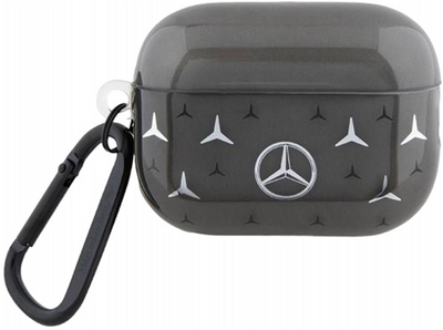 Etui CG Mobile Mercedes Large Star Pattern MEAP28DPMGS do AirPods Pro 2 Czarny (3666339113049)