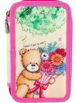 Пенал твердий Popcorn the Bear 21x14x4 см Kite