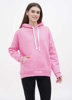 Худи Solo спортивное на флисе One Size Розовый Wm1874