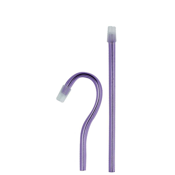 Слиновідсмоктувач стоматологічний фіолетовий, 100 шт
